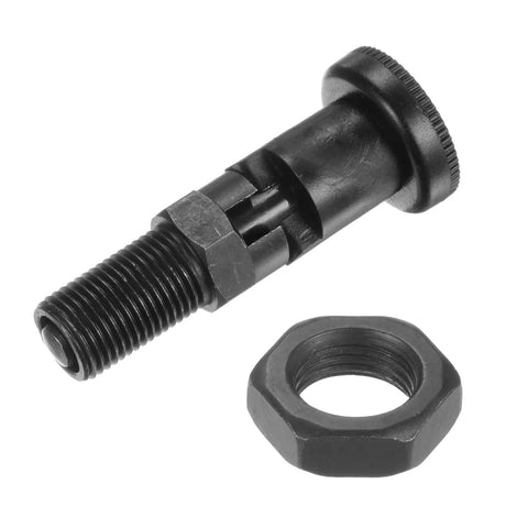 M16x1.5 Push Fit Ball Nose Spring Plunger With 8mm Pin And 1.02 Inch Thread, solid carbon steel build and nut.