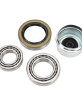 Seven Piece Boat Trailer Wheel Hub Bearing Kit For 3500 Lb Axles With 1.98 Inch Dust Cover And Grease Seal Fits 1 1/16 To 1 3/8 Inch Spindles