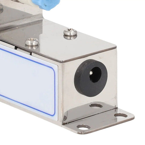 Ionizing Air Nozzle Anti Static Eliminator With Built In High Voltage Power Supply For Machinery And Device Manufacturing And Automation Equipment High Ion Density For Rapid Static Elimination US Plug Included, metal mounting base close-up
