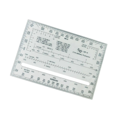 Dope Acrylic Square Ruler With Coordinate Grid Reader, Precise Edges, 1:25k And 1:50k Map Scales, UTM USNG Compatible