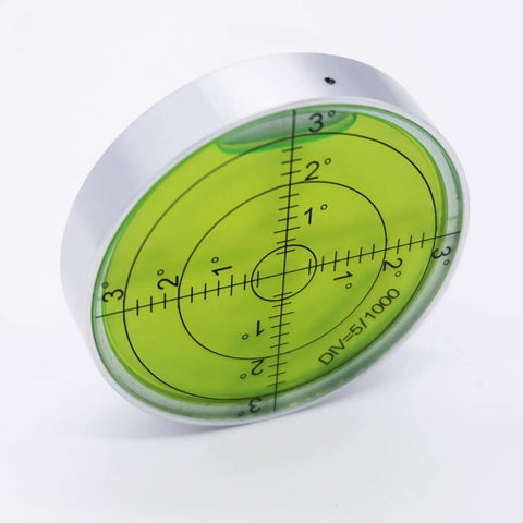 Pro Grade Aluminum Horizontal Leveler Bubble Level Tool Circle 2.4 Inch 60mm Silver Green For Ultra Precise Flatness And Handy On Site Measurements Everyday Use