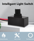 Exterior Dusk To Dawn Photocell Sensor With Auto On Off For Outdoor Lights Photoelectric Control Switch Weatherproof Compact Disc