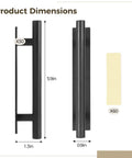 30 Pack Peel And Stick Cabinet Handles For Kitchen, Closet And More 6 Inch Self Adhesive Drawer Pulls Plastic No Drill Install Includes 60 Stickers For A Quick Budget Friendly Home Makeover And Cohesive Look. black 5.9in handle dimensions, x60 stickers
