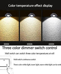 Color temperature display of Pack of 8 Hella Bright Round LED Can Lights 4.3 Inch Brass Wafer Downlights at 3000K, 4000K, and 6000K.