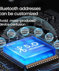 Bluetooth 5.0 module with customizable addresses for Rock Solid Smart BMS For 21S To 30S Battery Packs.