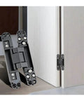 Weldable Barrel Door Hinges for hidden adjustable and folding doors, heavy duty bearing hinges installed on wooden furniture door, 40-80 kg support.