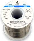 63-37 Tin Lead Rosin Core Solder Wire For Electrical Soldering 0.032 Inch 1 Lb Spool Great For PCB Repairs Electronics Radios Speakers Motors Appliances
