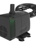 Beefed Up Submersible Pump 880 GPH With Auto Shut Off Ultra Quiet Operation and Ten Foot Lift for fountains and aquariums
