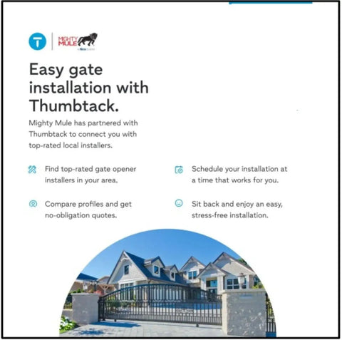 Game Changing Solar Automatic Gate Opener Designed For Heavy Duty Outdoor Chain Link And Wood Gates Up To Sixteen Feet With Slick Remote Controller Full System Kit installation process with home and gate.