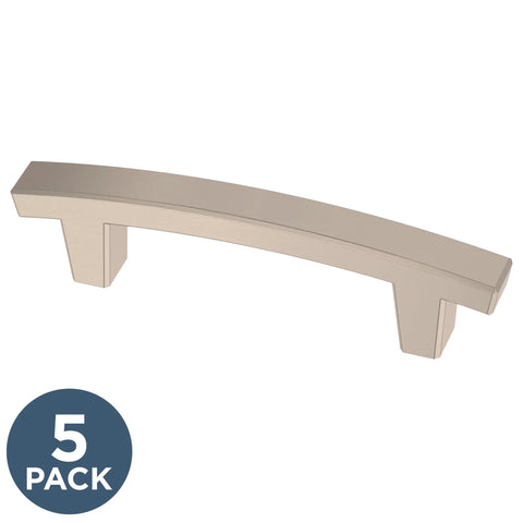Brushed Nickel Cabinet Handles 10 Pack 3 Inch Center To Center Drawer Pulls For Kitchen Cabinets Doors And Dressers Update