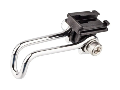 Center Fork Headlight Bracket for Bikes, free up handlebar space with fork crown mount, adjustable beam angle, aluminum frame