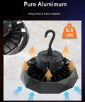 Smart Bluetooth UFO LED High Bay Light With Motion Sensor 100W 16,000 Lumens 5000K Dimmable Shop Garage Lighting, Aluminum Finish