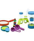 Kids First Science Lab Kit For Preschoolers Ages 3 And Up With 24 Durable Colorful Plastic Tools For Kid Friendly Hands On STEM Learning And Beginner Experiments At Home shown with colorful tools