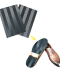 Two Pairs Shoe Sole Repair Rubber Sheets For Front Soles And Heels Anti Slip Noise Reduction Pads Non Skid Protectors
