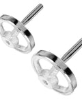 Pro Grade Ergonomic Lathe Hand Wheel Set, Carbon Steel, Chromed Finish, Square Edge Design, 2 Pack Reducing Hand Fatigue For Milling And Drilling Machines, Universal Fit For Long Run Sessions, 2 chrome hand wheels