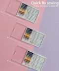 10 Boxes Quick Fix Sewing Kit With Pre Threaded Needles And Threads Easy Prethreaded Needle Set For Button Repairs Pins And Buttons