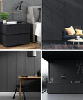 Matte Black Peel And Stick Wallpaper 17 By 120 Inch Self Adhesive Vinyl for cabinets, walls, countertops in living space