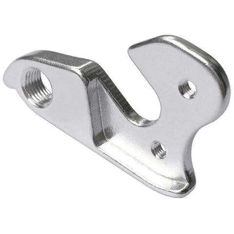 Rear Derailleur Hanger Dropout Adapter For MTB And Road Bikes Aluminum Alloy WG008-SL Silver 2.24x1.38 Inches No-Fuss Install