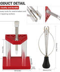 Pro Watch Repair Tool Kit With Hand Removal And Hand Press DIY Watchmaker Essentials for Adults Unisex Modern Style