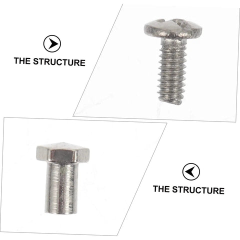 Close-up of replacement screws for Eyewear Repair Kit With Replacement Screws For Glasses Sunglasses And Wire Frame Eyewear.
