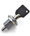 Beefy Zinc Alloy Cam Lock For Locker And Cabinet, Cylindrical Keyed Lock With 23mm Bore, single pack lock with key