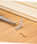 Durable Zinc Alloy Small Box Hinges 12 Pack For Jewelry Boxes And Wooden Furniture 90 Degree Right Angle Hinges For DIY Crafts Nolitoy
