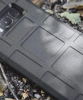 Rock Solid Shielding For Samsung Galaxy S8 Slim Rugged Case With Slick Grip And Raised Screen Lip on textured surface.