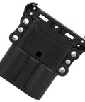 Heavy Duty 160A Wire Connectors Plugs Rated At 150V For Electric Forklifts And Stackers High Current Capacity Male Electrical End Pins, black connector with male pins.