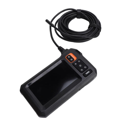 Industrial Endoscope Borescope 1080P HD with 8mm Lens, 4.3 Inch IPS Screen, 16.4 Ft Cable, rugged and flexible probe.
