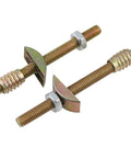 All In One Furniture Connector Kit With Eccentric Wheel Nuts And M8 Screws for bed and cabinet assembly, showing 8x70mm components