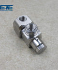 Waterjet 90 Degree Pure Water Swivel Valve For Water Jet Machines Heavy Duty Stainless Steel Connector High Flow Rotary Valve
