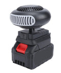 Portable Battery Car Heater Packed With A Massive 12000mAh Cell And Lightning Fast Heat, compact with black ABS body.