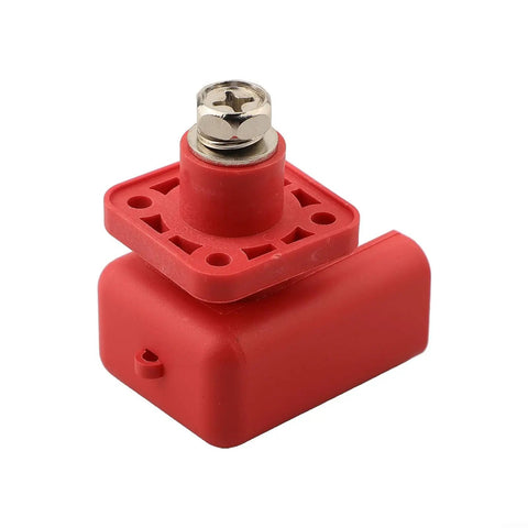 Tough As Nails 200 Amp Lithium Terminal Connector With Threaded Wiring and High Voltage Power Adapter For EV Battery Packs Red, pure copper.