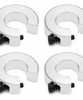 Solid Shaft Collar 20Mm Bore 40Mm OD Fits Sbr Series Rails As A Hella Secure Locking Stopper For Cnc Machines Made From Anodized Aluminum Alloy With M5 Screw Setup Ensuring Rock Solid Stability To Hit Marks Every Time With Zero Wobble Guarantee, pack of 4