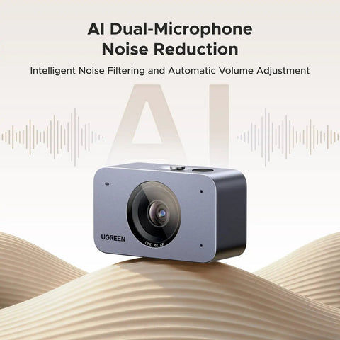 AI Dual-Microphone Webcam featuring noise reduction and automatic volume adjustment for clear audio. Next Level 4K Webcam Works Like a Dream With Super Crisp 60 FPS Output For PCs And Macs Featuring a Premium Half Inch Sony Sensor Plus Killer Low Light Performance Built Straight For Streamers And Remote Pros Who Want Flawless Video Quality.