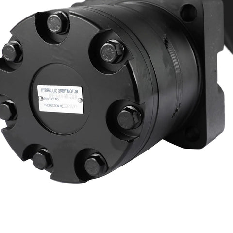 Durable Hydraulic Wheel Motor For Bmer 375, Replacement BMER3-350-WD-T31-R Fits Seamlessly, front view of black unit