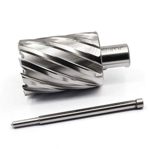 Premium HSS Annular Cutter With Weldon Shank Fits Magnetic Drills And Mill Machines Delivers smooth piercing for 1.75 inch holes.