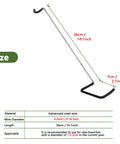Pro Grade Fruit Tree Limb Spreader Set, 14 Inch Branch Puller Tool with Hose Wrapped Iron Wire for Bending Branches