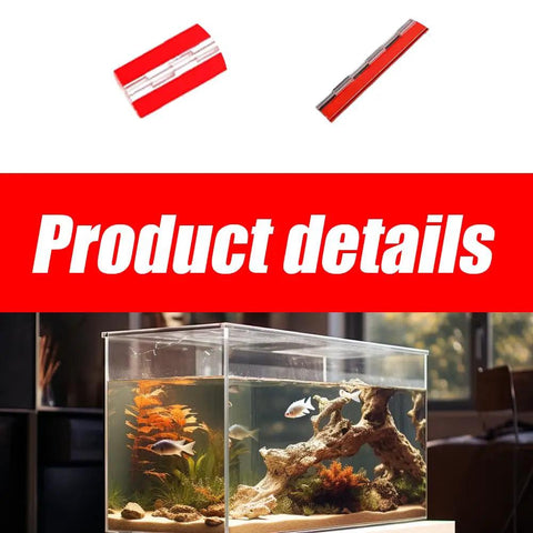 Premium Transparent Acrylic Piano Hinges For Aquarium Lids Self Adhesive Continuous Folding Hardware 12 Inch displayed with an aquarium.