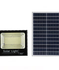 JUDYSSY Solar Safety Light, Home Outdoor Flood Light Garden Wall Light Led Sol, Black,150w EU with solar panel.