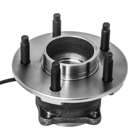 Rear Wheel Hub And Bearing Assembly For 2005 2006 Equinox 2006 Torrent 2002 2007 Saturn Vue 5 Lug Hub With ABS 4 Wheel ABS Models Only AUQDD 512229 Maintenance Free And Easy To Install Plug In And Go