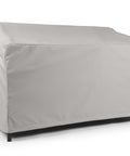 Ultima Outdoor Patio Bench Cover Beefy 600D Polyester Weatherproof Protection With Double Stitched Seams Ripstop Grey