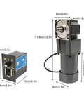 Heavy Duty 110V 120W Electric Gear Motor With One To Thirty Gear Reduction Output 45 RPM Adjustable Speed