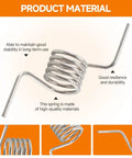 Close-up view of Two Pack Fridge Door Springs For Vertical Frame Hinges Replacement PS6011724 And 3031611, showcasing coil details.