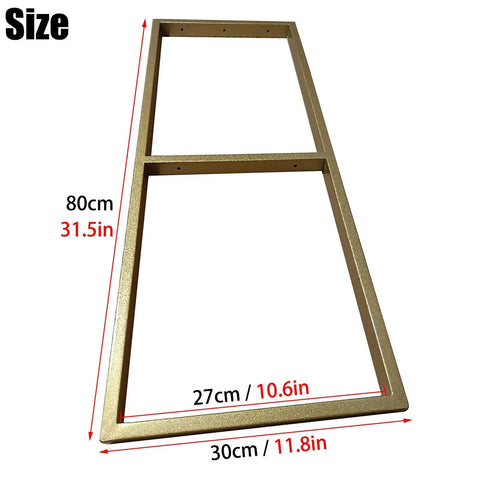 Heavy Duty Wall Shelf Brackets Black Metal Floating Supports Square Tube Wall Mounts Built Tight For Heavy Lifting With Mounting Screws Included Space Saving Rack Hardware No Wooden Plank Needed Three Pack Set size dimensions shown for installation.