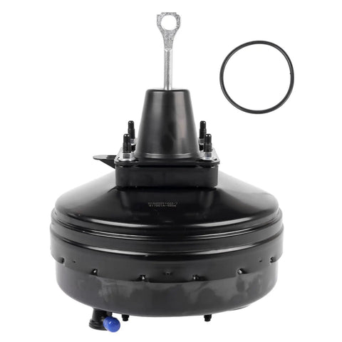 Top Shelf Power Brake Booster Bolt-On Replaces 5474431 For Chevy Silverado Sierra GMC Cheyenne, black cast aluminum, direct replacement.