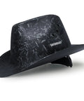 Built Legit Heavy Duty Full Brim Hard Hat Class C Safety Helmet Vented Hdpe Shell Ansi Approved Job Site Essential Head Protection For Men And Women Construction Outdoor Work Black side angle view