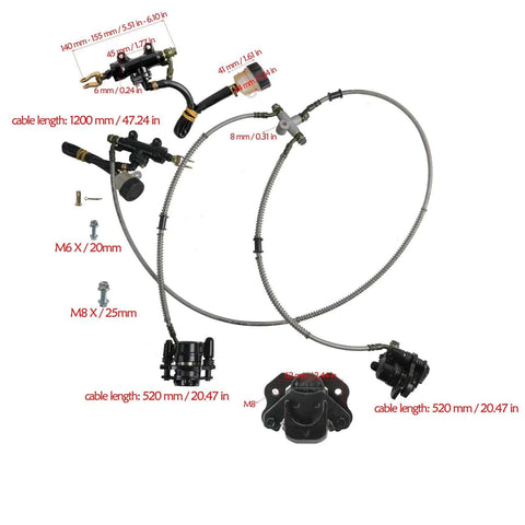 32 Inch Golf Cart Rear Differential Axle Kit With 60V 3000W Brushless Motor And Five 12V 20Ah Batteries, assembly view.