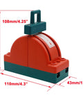 Heavy Duty DPDT Knife Switch Disconnect For Power Control 100A Up To 380V Two Pole Double Throw Safety Switch Industrial Grade HK11 2P 100 Safe Reliable Disconnect For Equipment And Circuits, 110x43x108mm