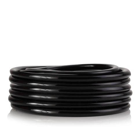 Ultra Flexible Three Eighths Inch Inside Diameter PVC Tubing One Hundred Feet Long Black For Ponds Fountains And Waterfalls